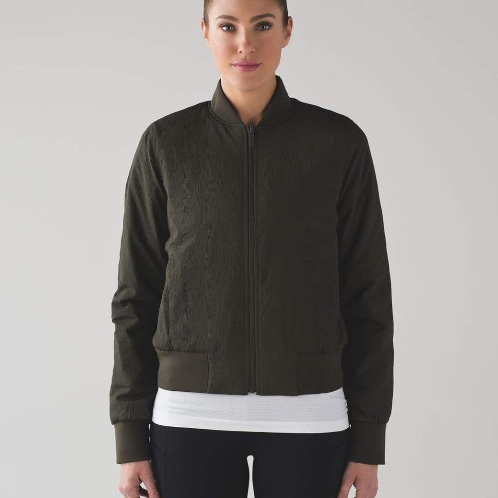lululemon non-stop reversible bomber